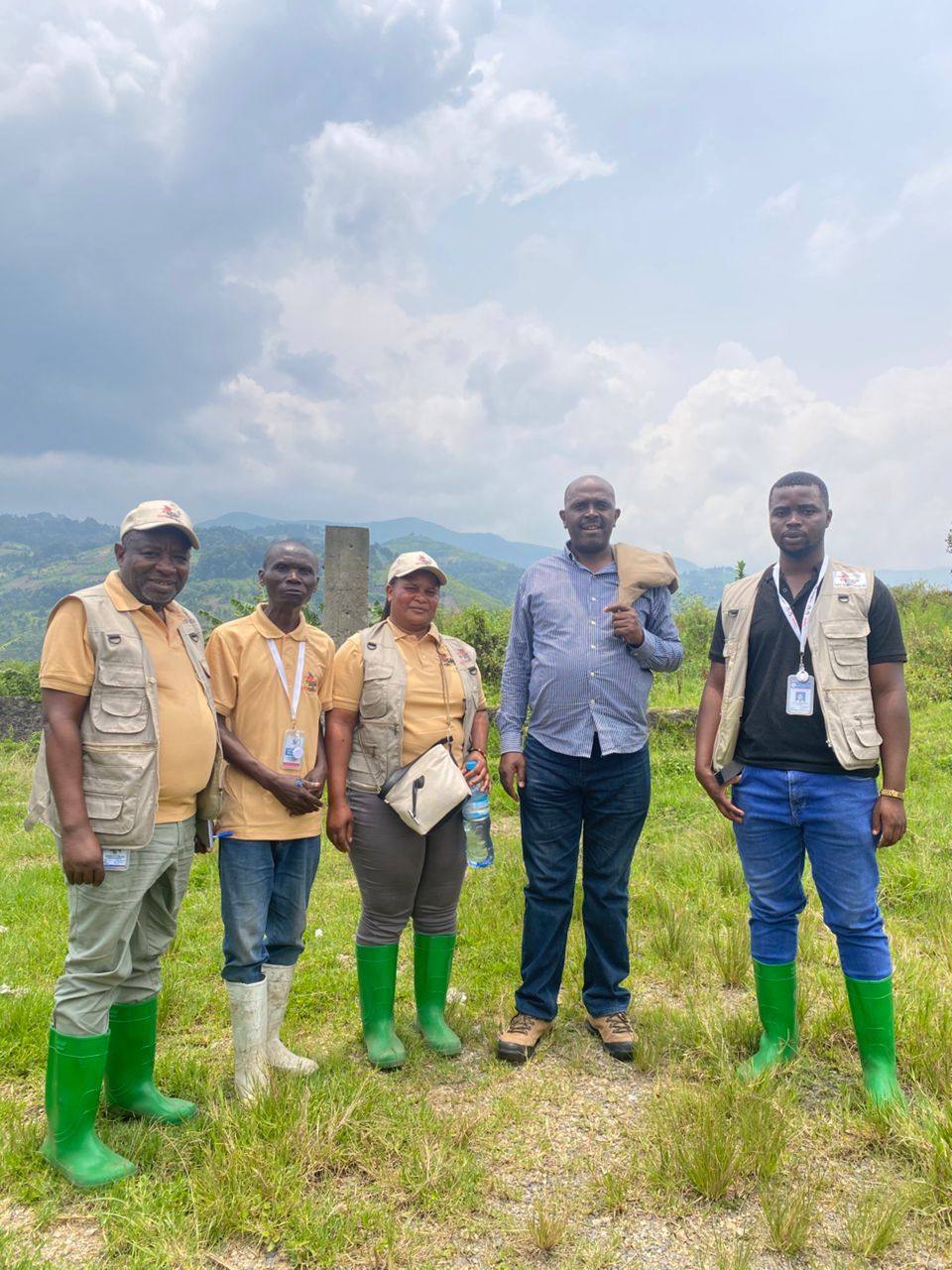 Équipe COPAD sur le terrain